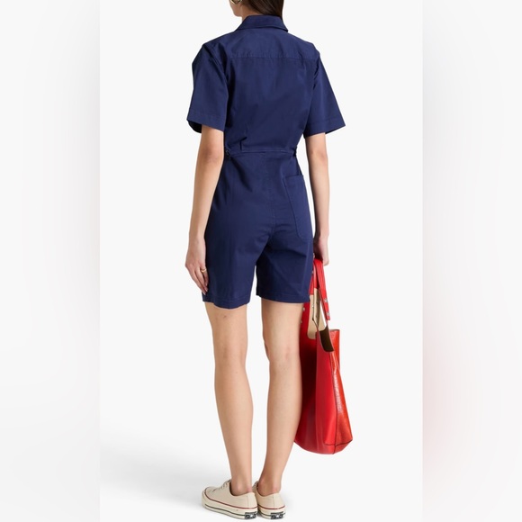 Alex mill cotton twill short standard jumpsuit - Picture 2 of 10